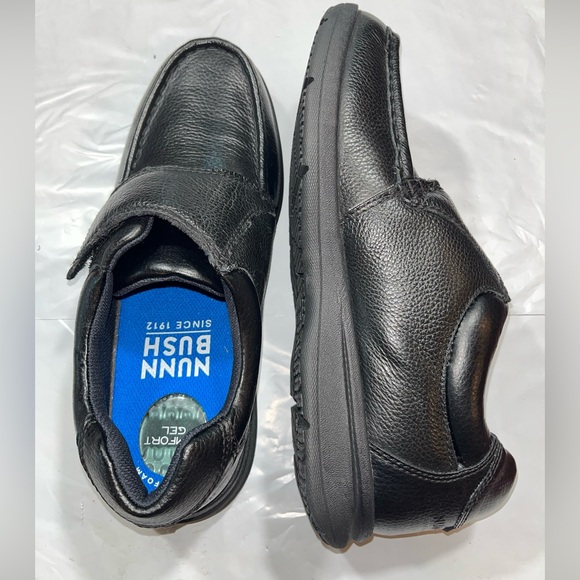 NUNN BUSH BLACK Comfort Gel SHOES Memory Foam Cam MT Strap, Men’s 10M 84814007 - Picture 10 of 11